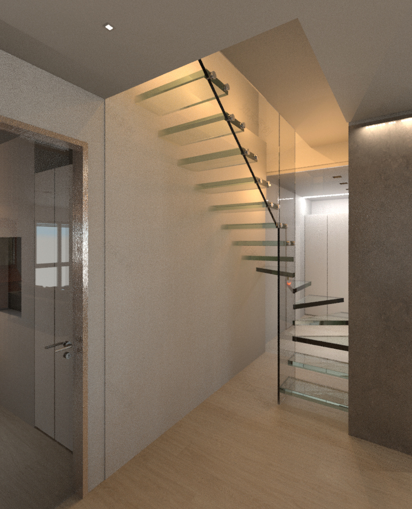 米兰双层公寓现代翻新,结构改造与复古元素完美融合-13