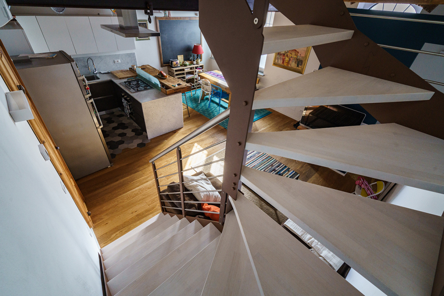 翻新之作 | 意大利古老肉铺变温馨家园-15