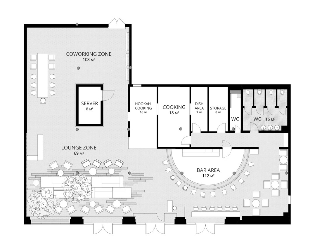 COLLIDER · 莫斯科共享办公空间丨俄罗斯莫斯科丨Cartelle Design-29