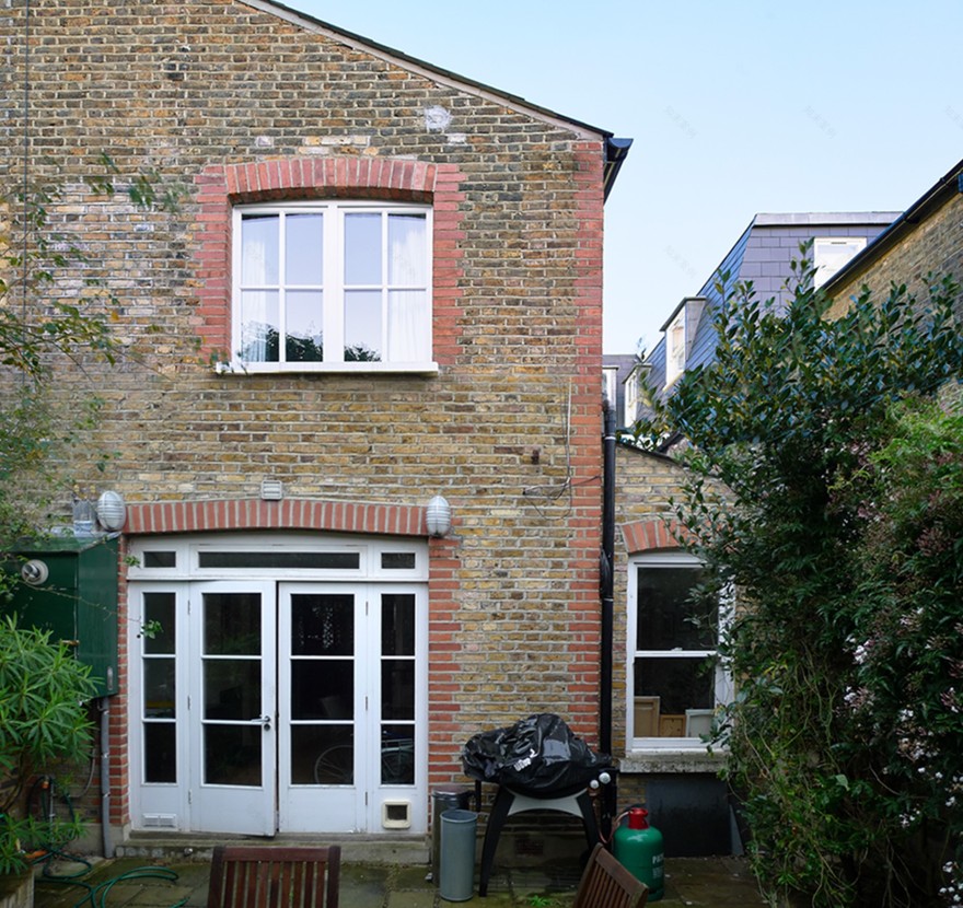 伦敦西区别墅翻新,绿色室内空间与自然共生-6