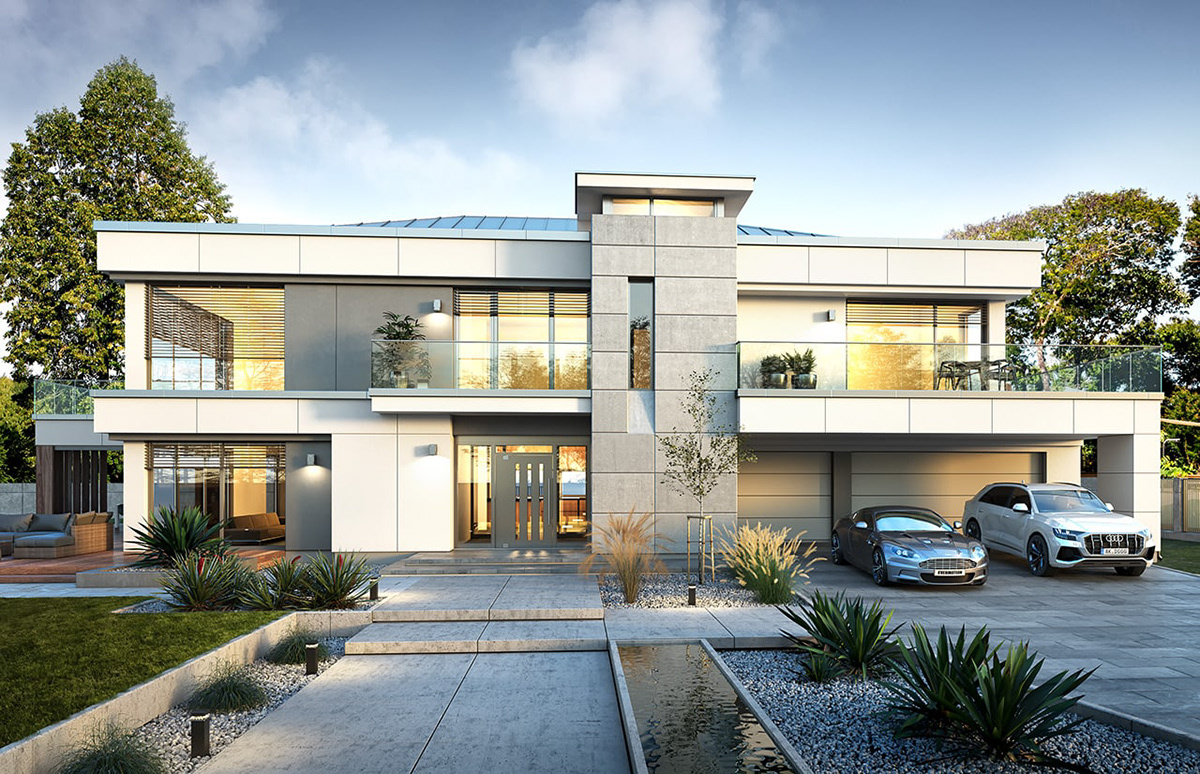 MG Projekt丨别墅建筑丨Willa Floryda 5-1