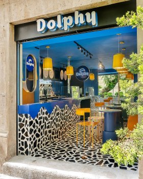 Dolphy 冰激凌店丨德国 Velasco 建筑师事务所