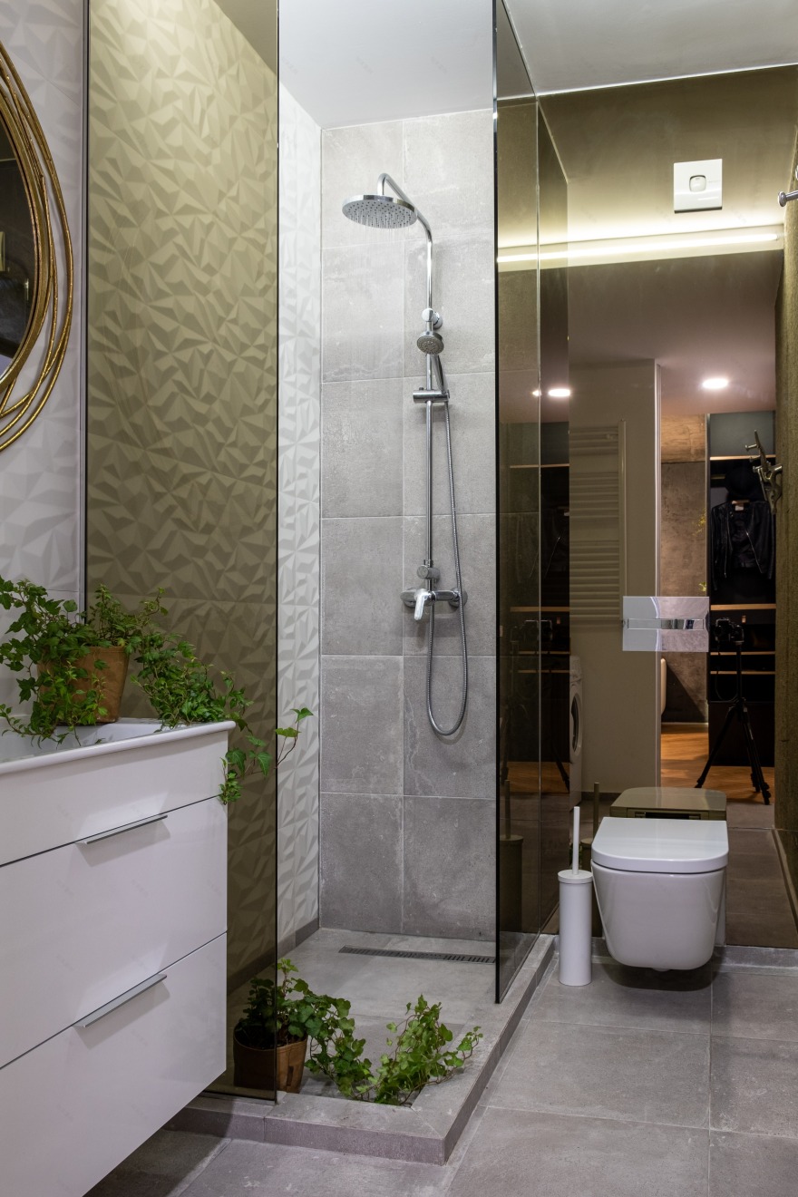 黑白极简公寓,融入自然的粗犷之美-24