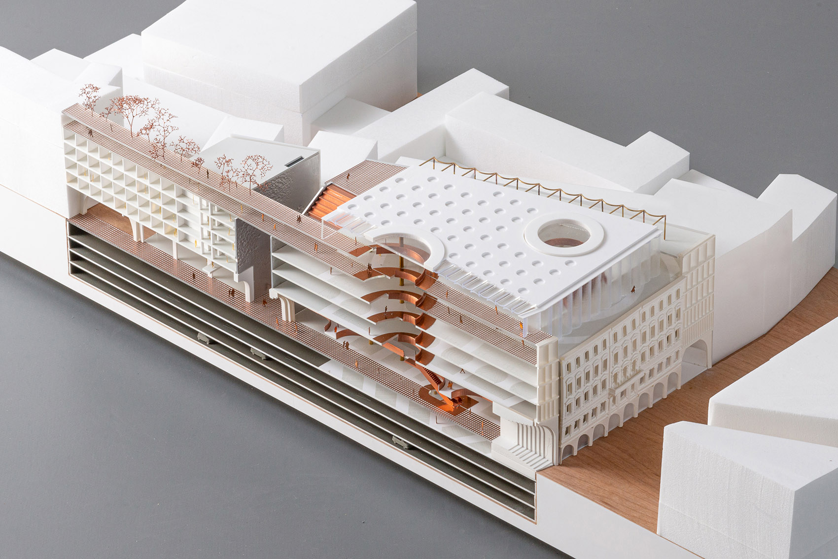 OMA事务所赢得维也纳Kadewe商场设计竞赛/融入周边环境，构建城市新兴综合体-13