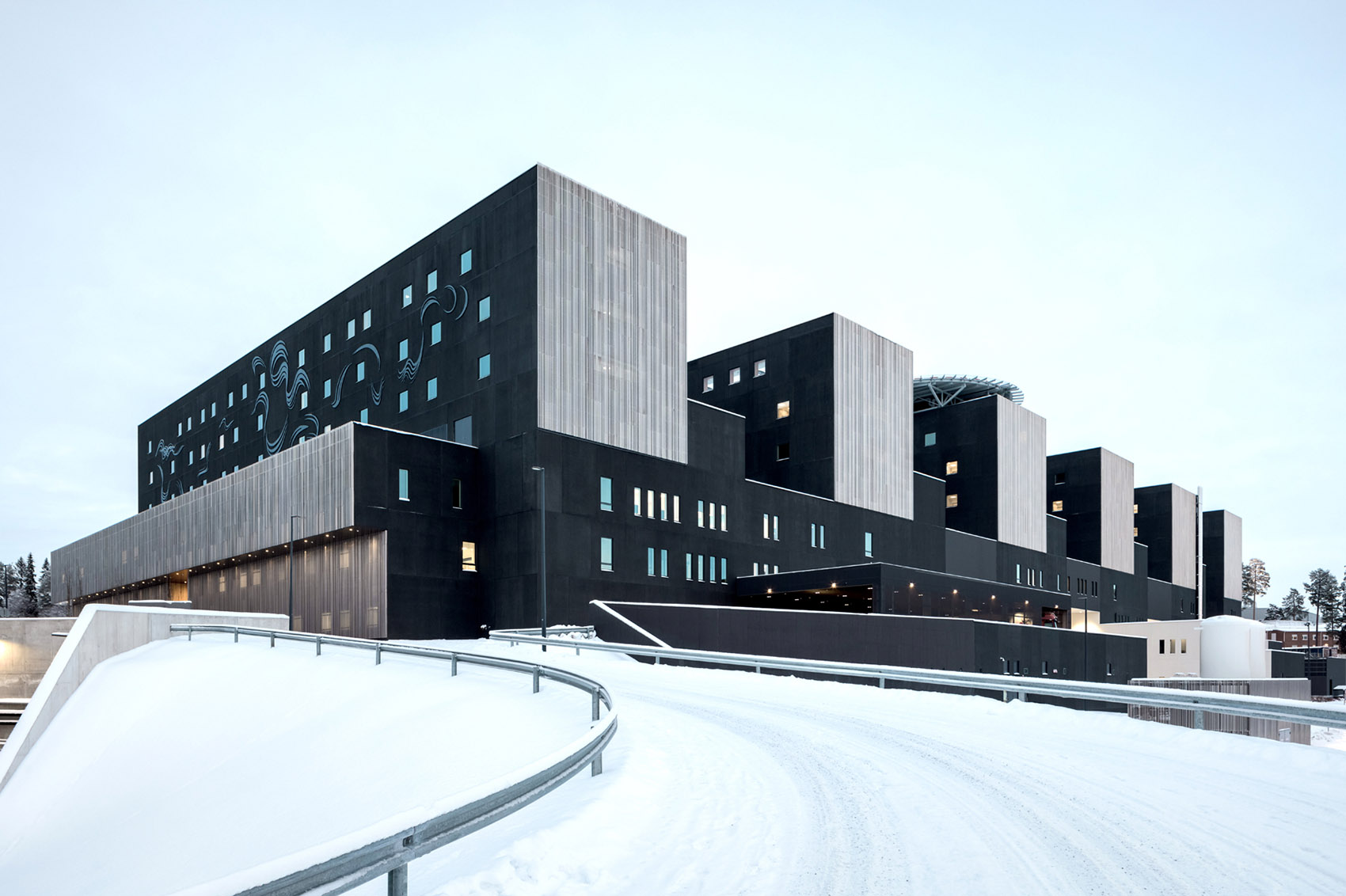 芬兰中部新星医院/一座具备全新创新理念和运作系统的未来医院模型-5