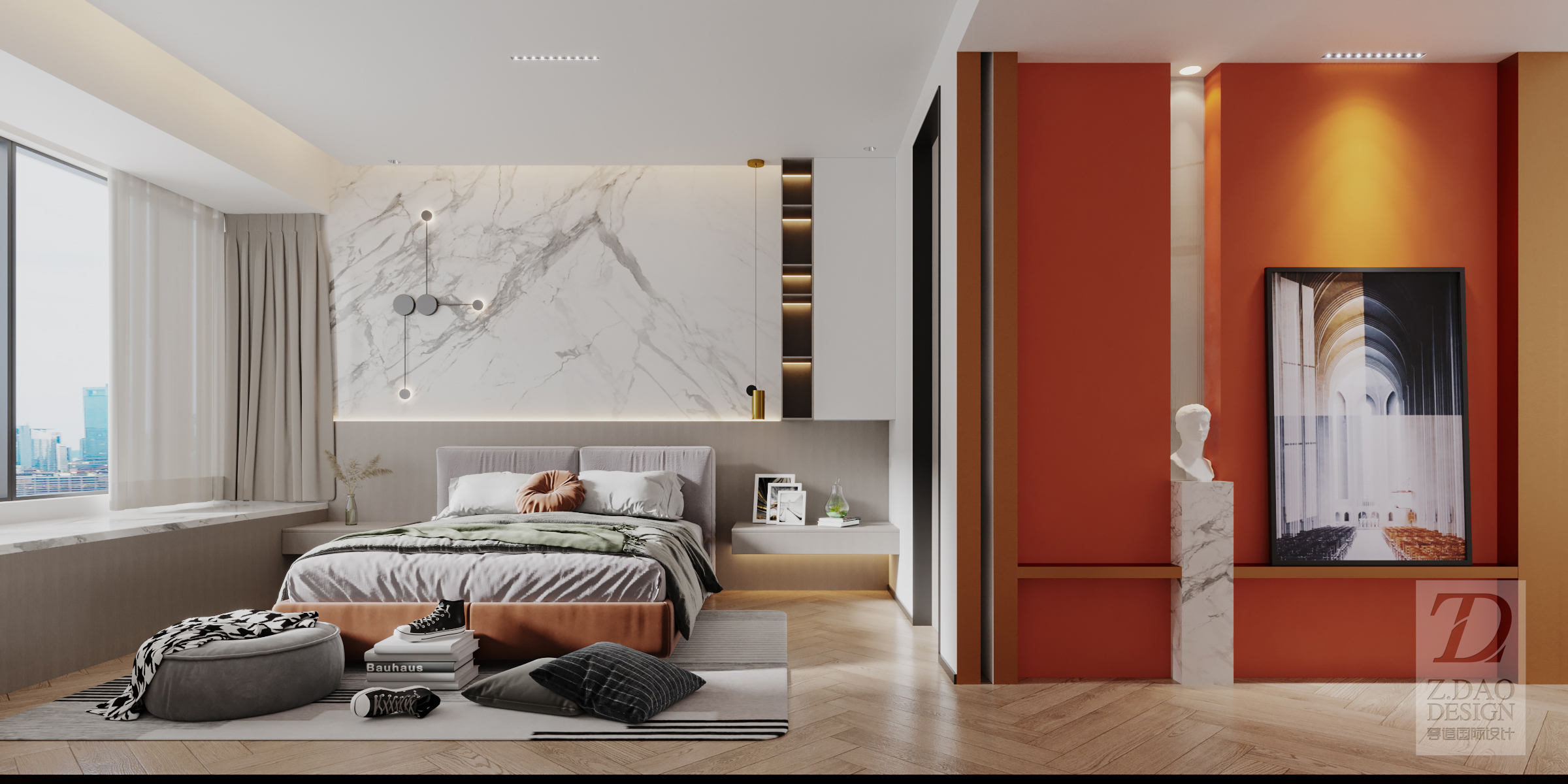 合肥建发·雍龙府现代风格装修设计-21