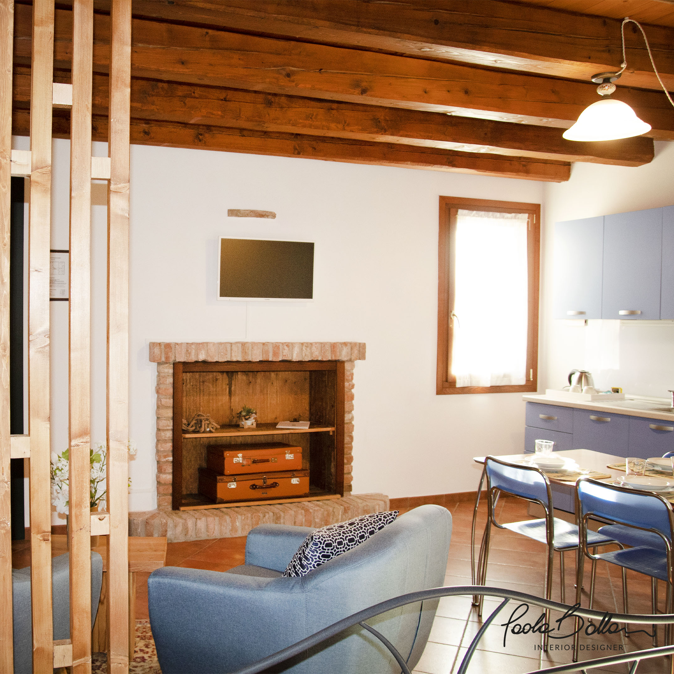 乡村蓝调厨房翻新丨意大利丨Accademia-5