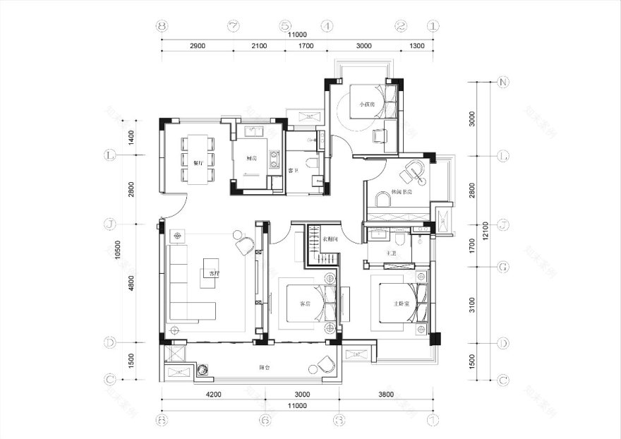 瑞金金科集美天宸D1样板房-24