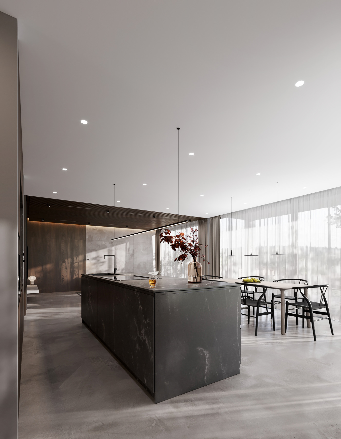 灰色木质的简单时尚-8