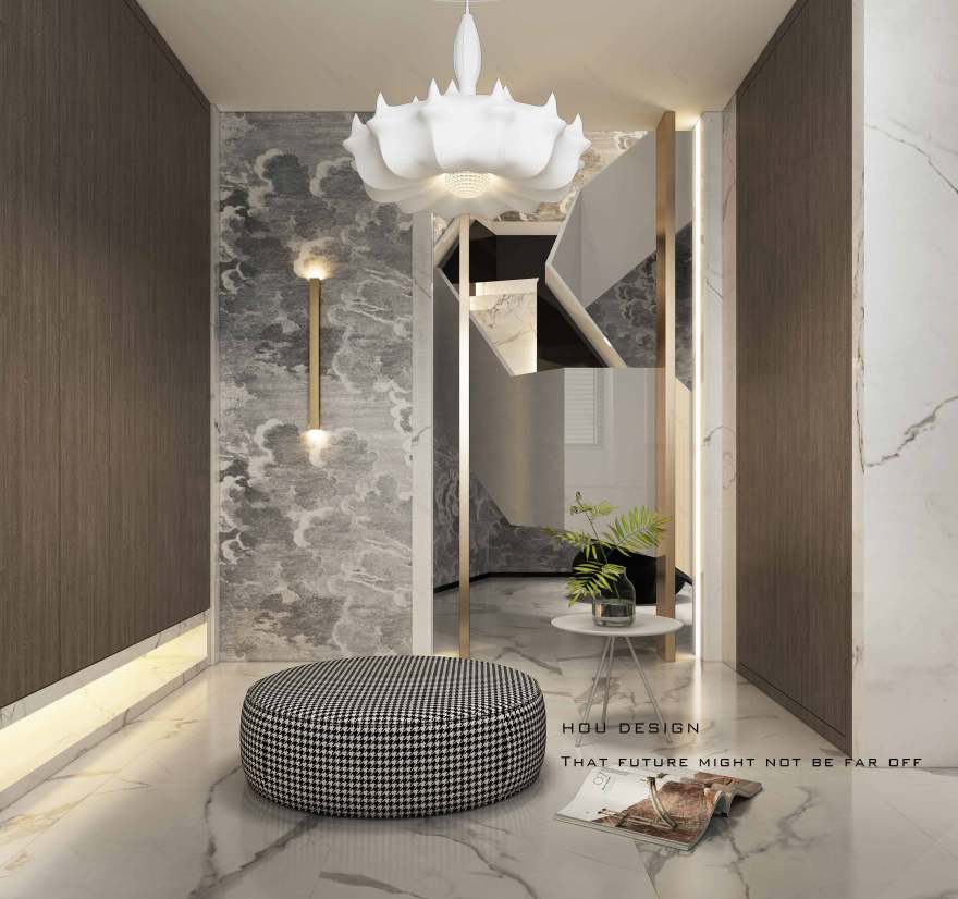 侯·Design 团队打造的国际时尚私宅-0