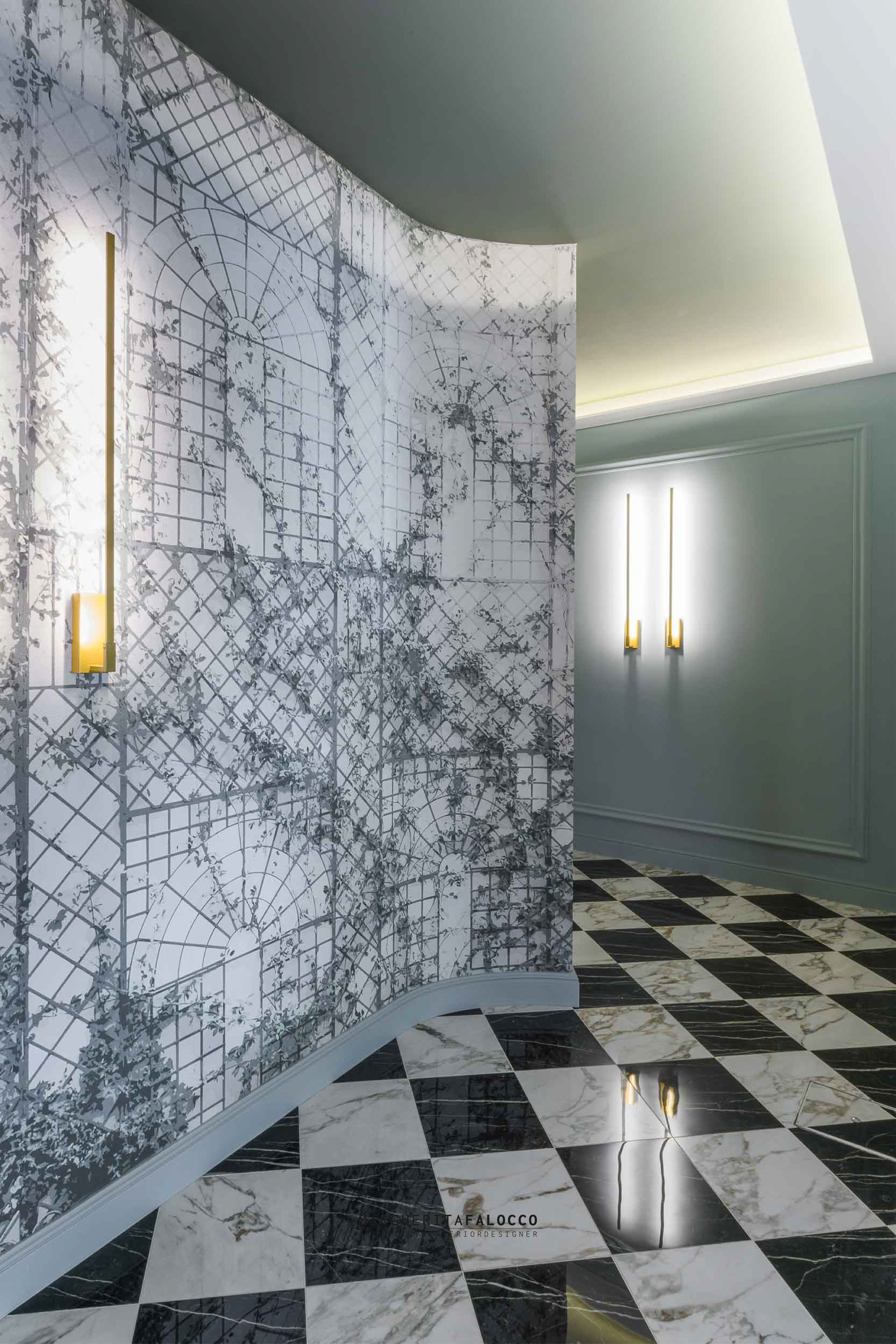 意大利绿色庄园的复古室内设计-13