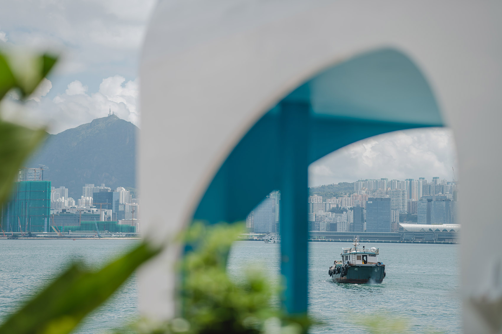 夏季凉亭，香港/维多利亚港公共码头上首个俯瞰狮子山的艺术装置-39
