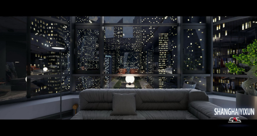 上海一巽 2018·虚幻 4 游戏引擎打造的高质量室内设计-13
