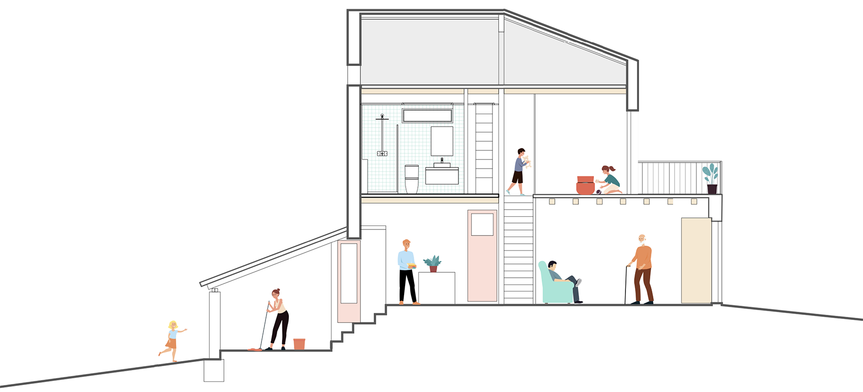 巴塞罗那 Santa Eulalia 乡村住宅改造丨西班牙巴塞罗那丨NeuronaLab-39