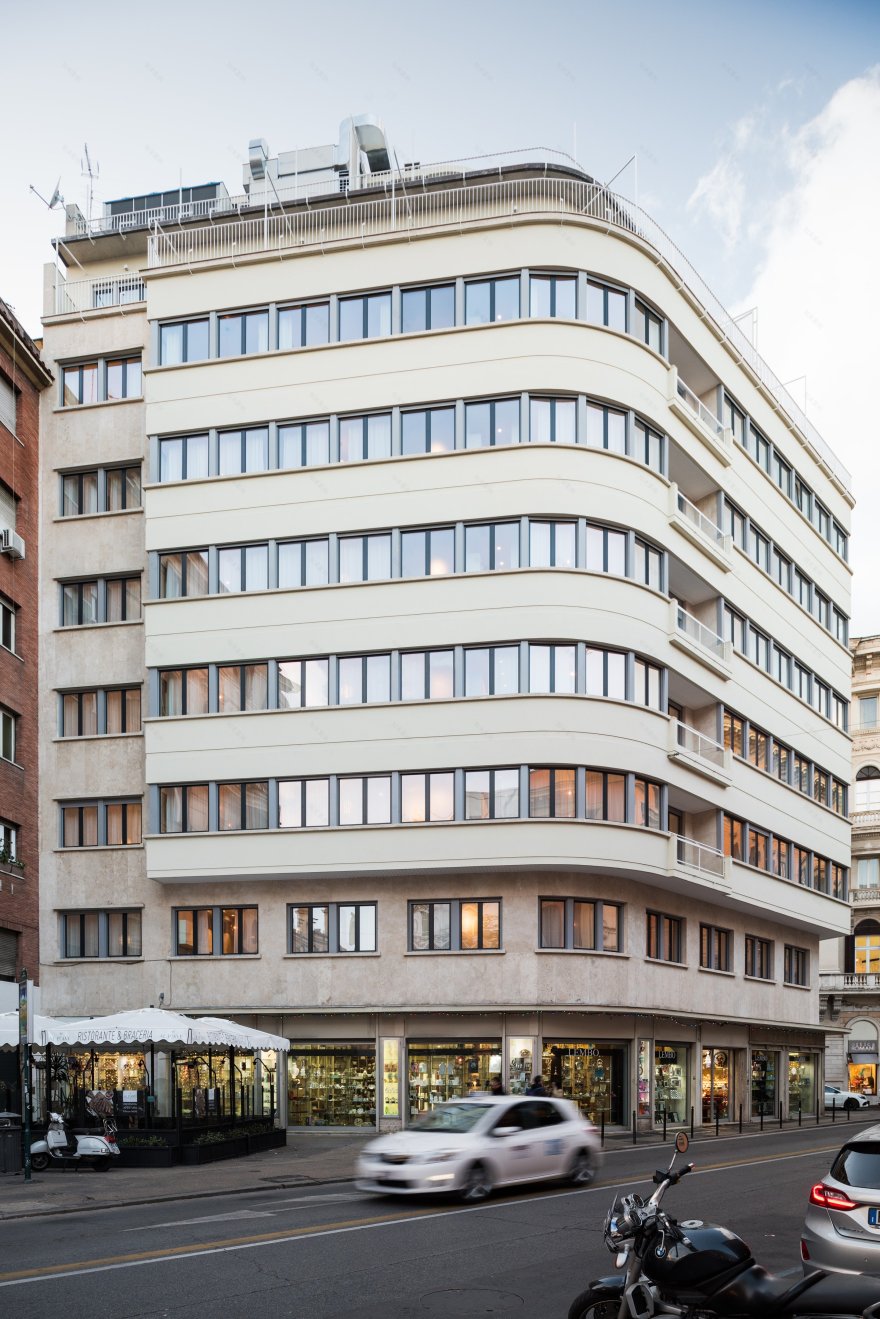 罗马历史建筑翻新 · 九层小楼的宜居转变-3