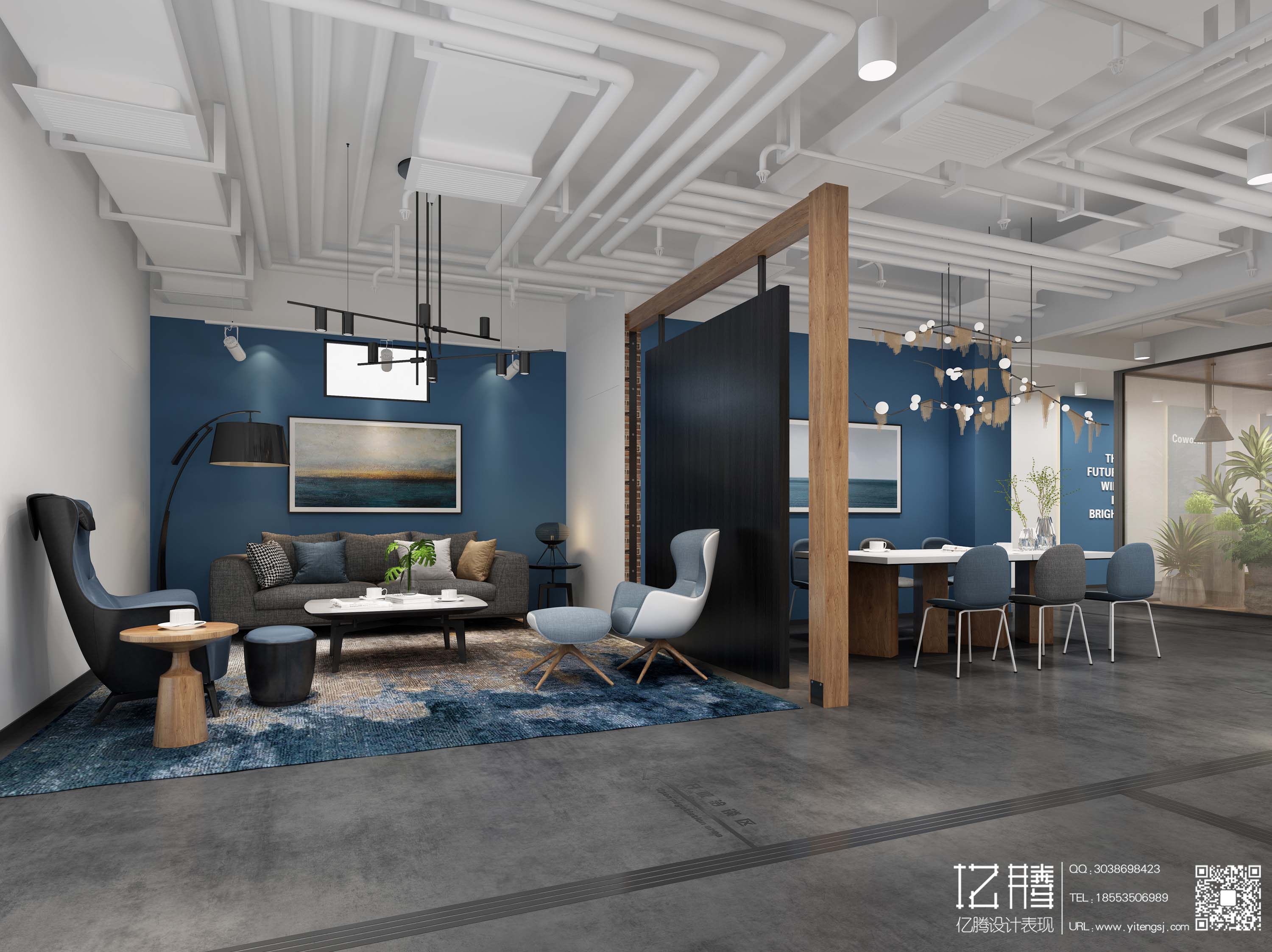办公类空间效果图表现--亿腾效果图7岁啦~~-4