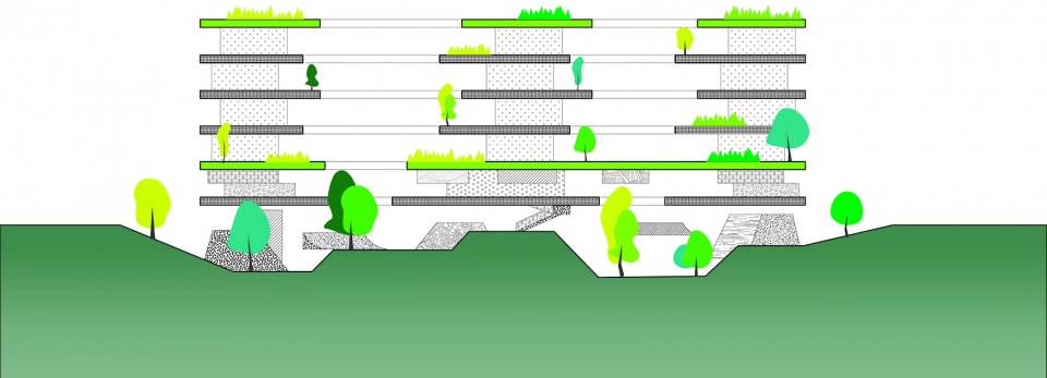 红岭实验小学 | 垂直校园，山谷庭院，儿童乐园-30