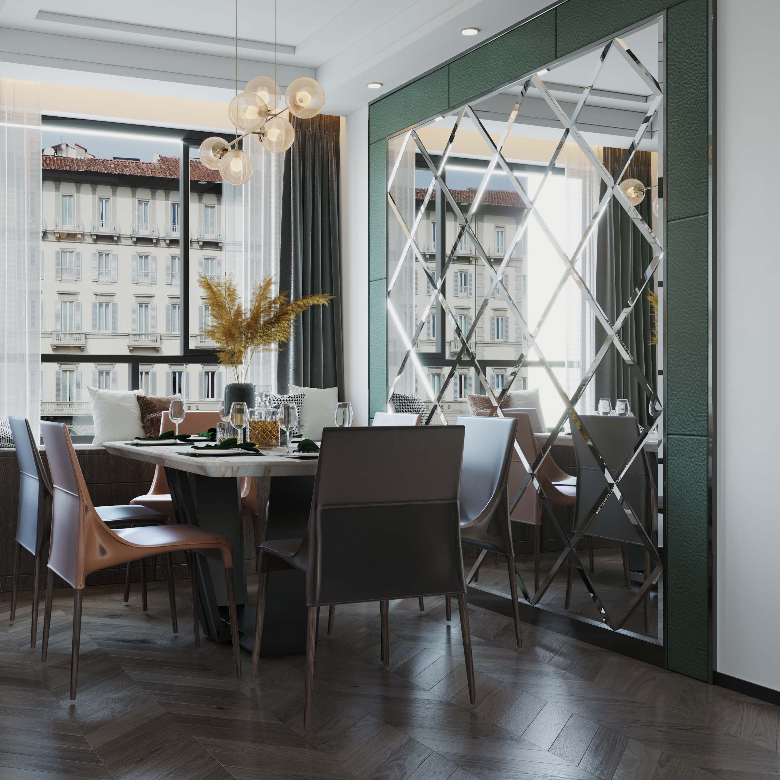 现代简约客餐厅【家装】-4