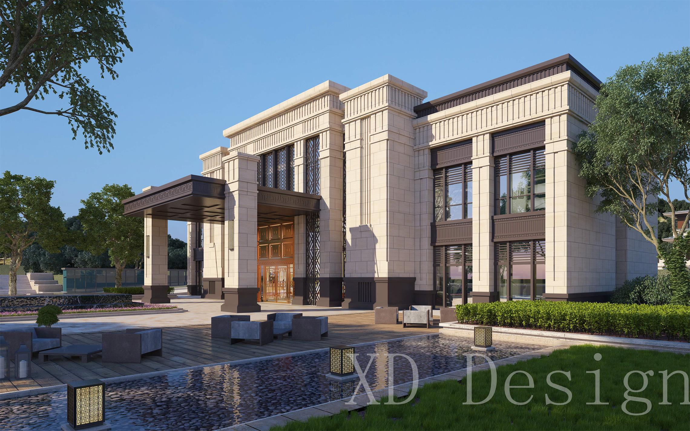 室外售楼部酒店-2