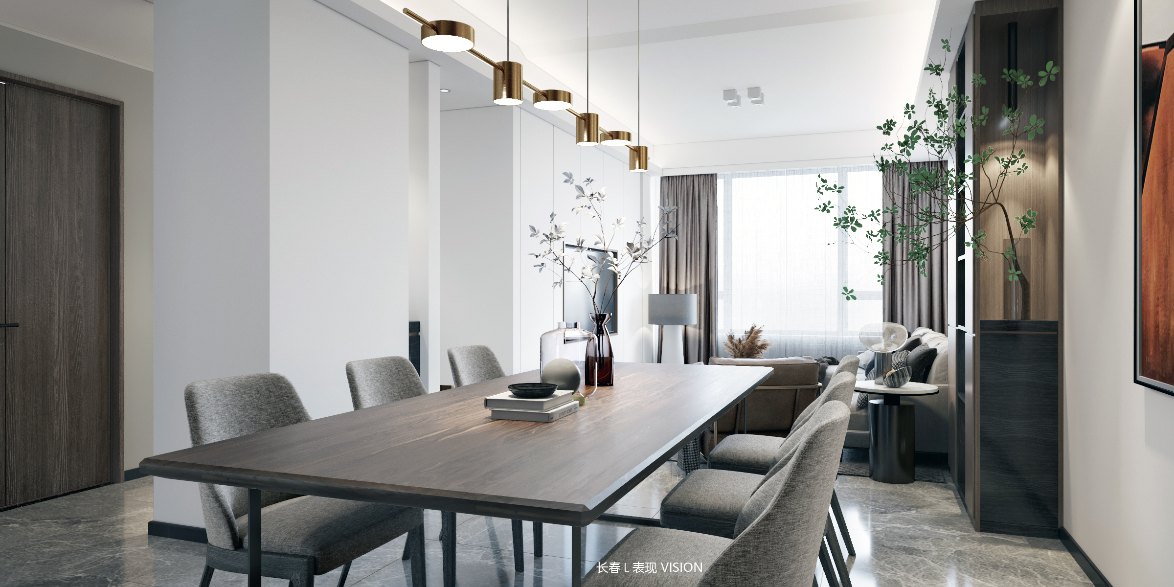 轻奢样板间 | 长春L表现-5