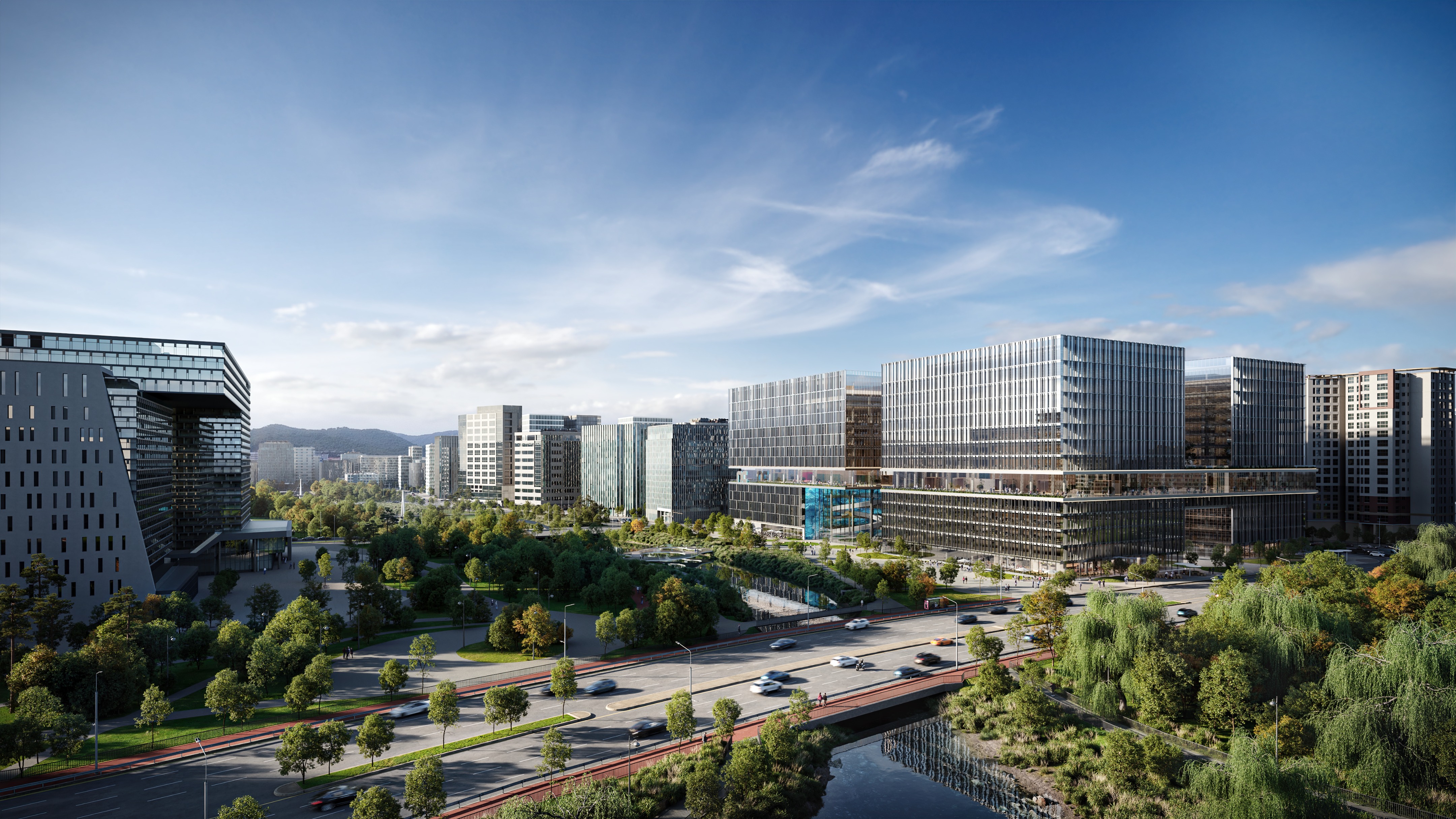 现代建筑风格的办公中心设计-0