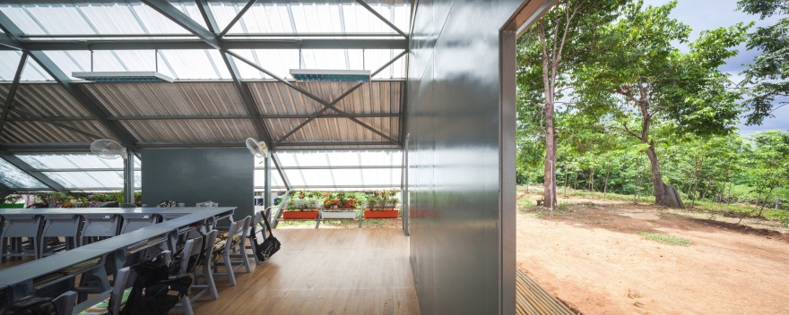 泰国震后重建的生态学校设计-8