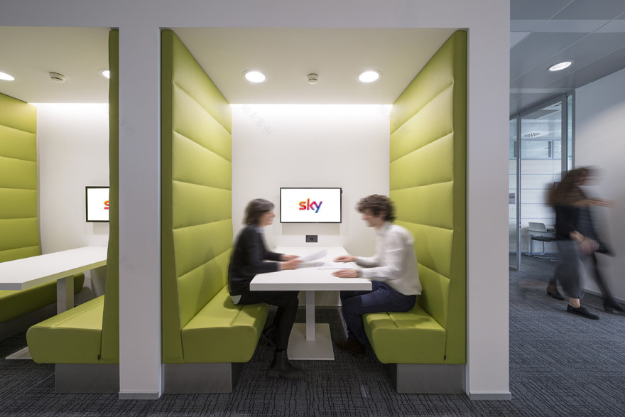 Sky Italia 智能办公空间,协作分享的新模式-4