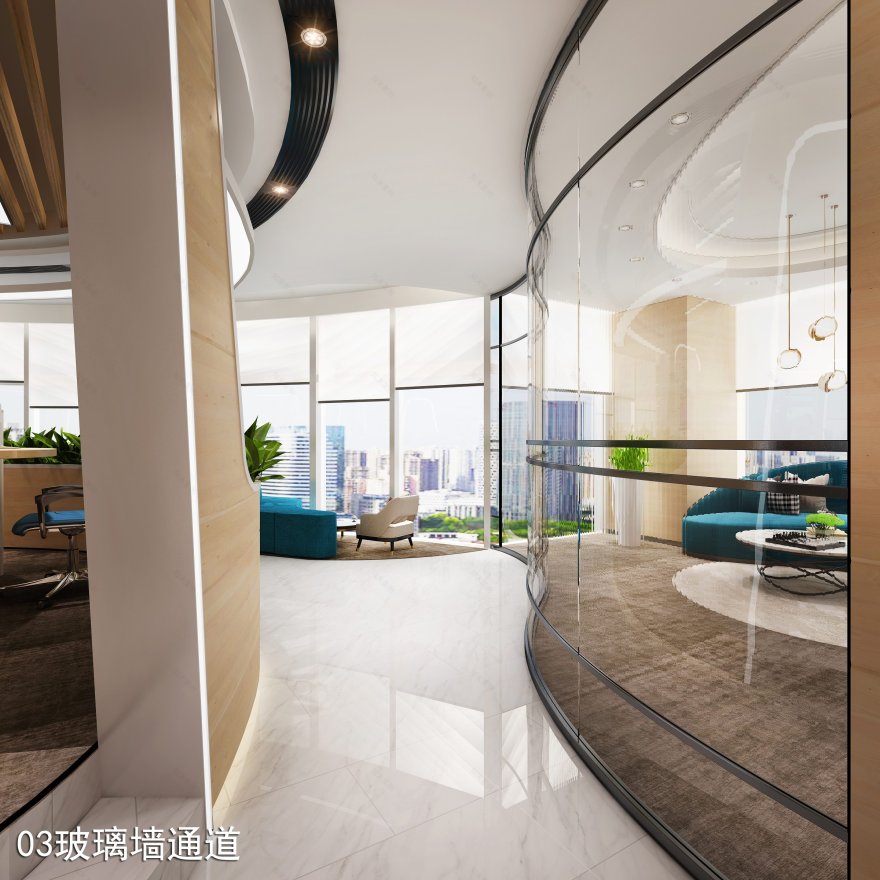 创意无限,空间有形——某公司总部室内设计案例-3