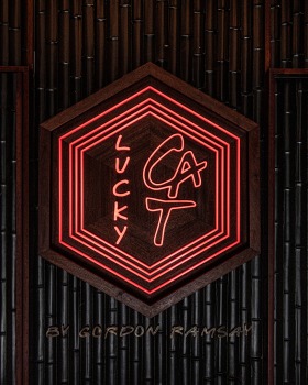 戈登·拉姆齐餐厅的幸运猫