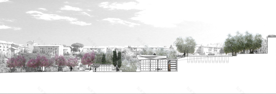 意大利 Frascati 公共墓地扩建项目 · 历史与自然的和谐交融-17