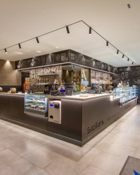西西里的酒吧餐厅商店