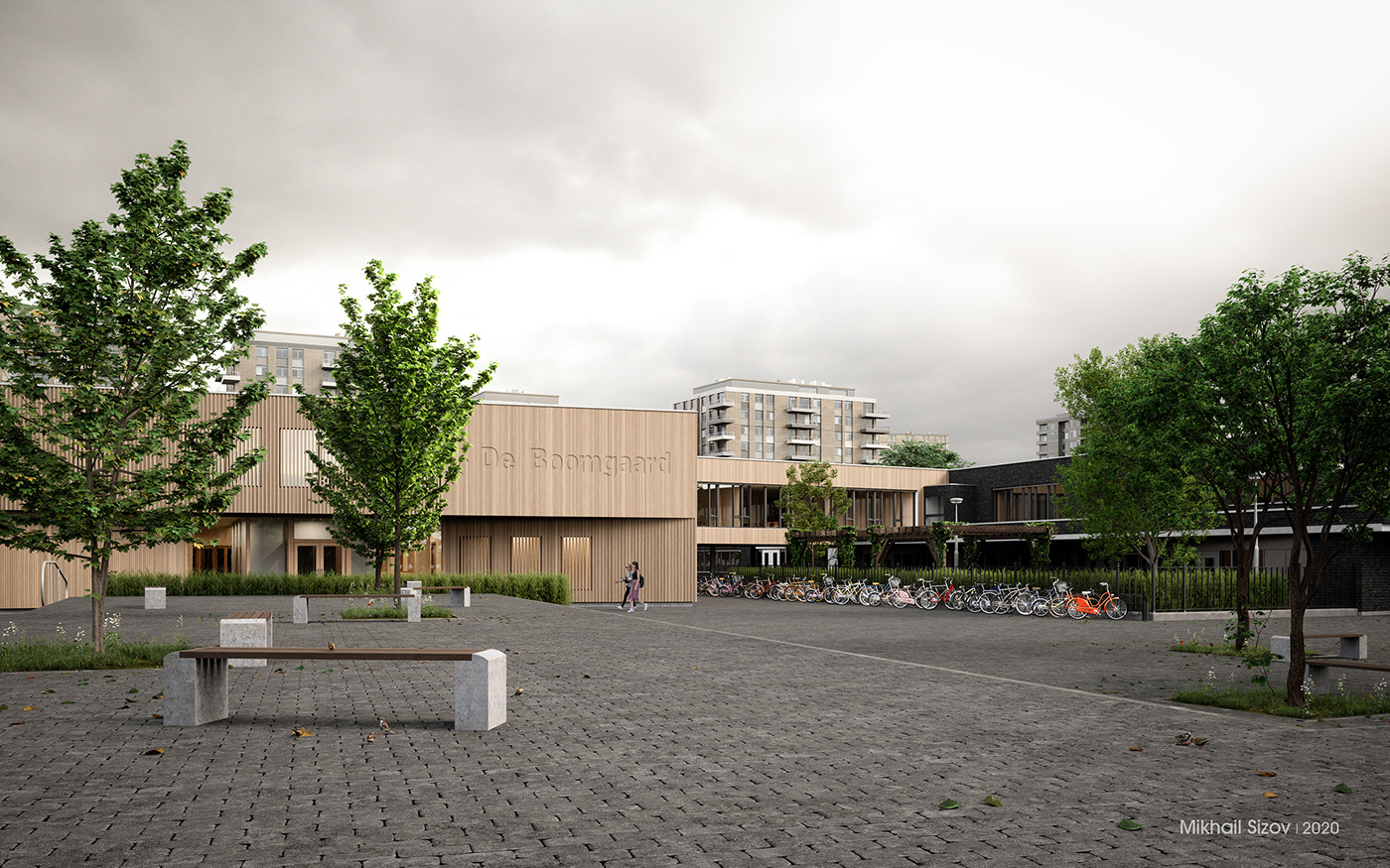 荷兰 School De Boomgaard 学校景观设计-10