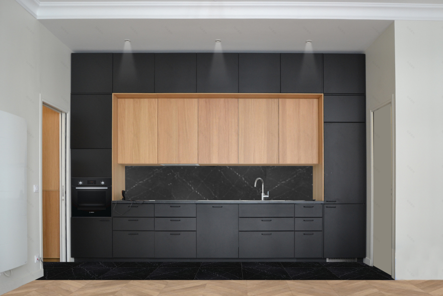 巴黎高端公寓翻新记 | 优化空间,提升品质-7