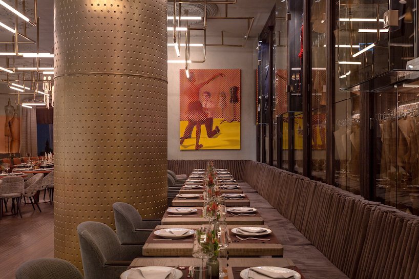 莫斯科丽思卡尔顿酒店 Sartoria Lamberti 餐厅设计-9