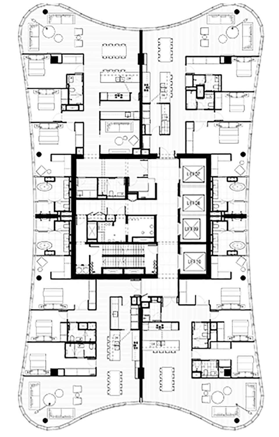 Australia 108 住宅塔楼丨澳大利亚墨尔本丨Fender Katsalidis 事务所-65