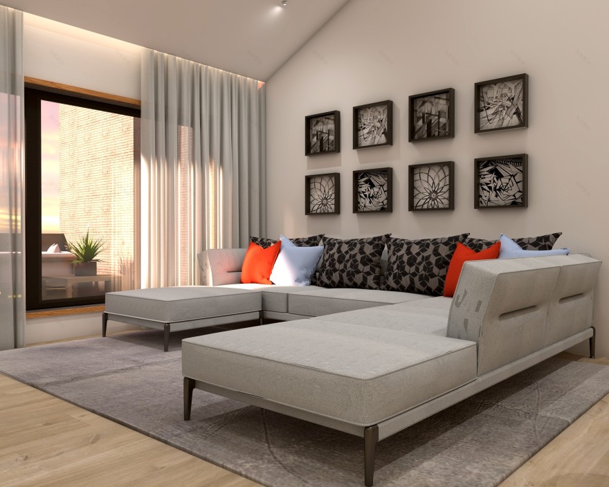 简约海景公寓,精致设计展现极简之美-5