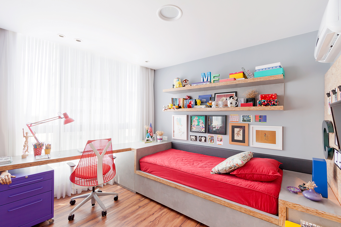 色彩轻盈的阳光家庭公寓-7