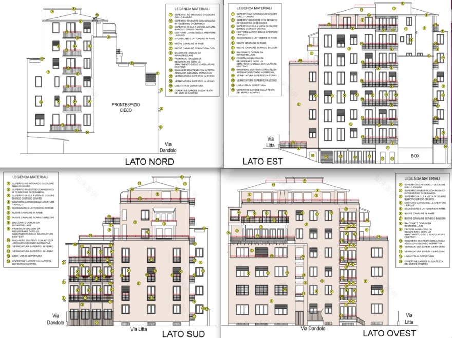 战后米兰城市更新的建筑瑰宝 | Via Dandolo 4 号办公楼-20