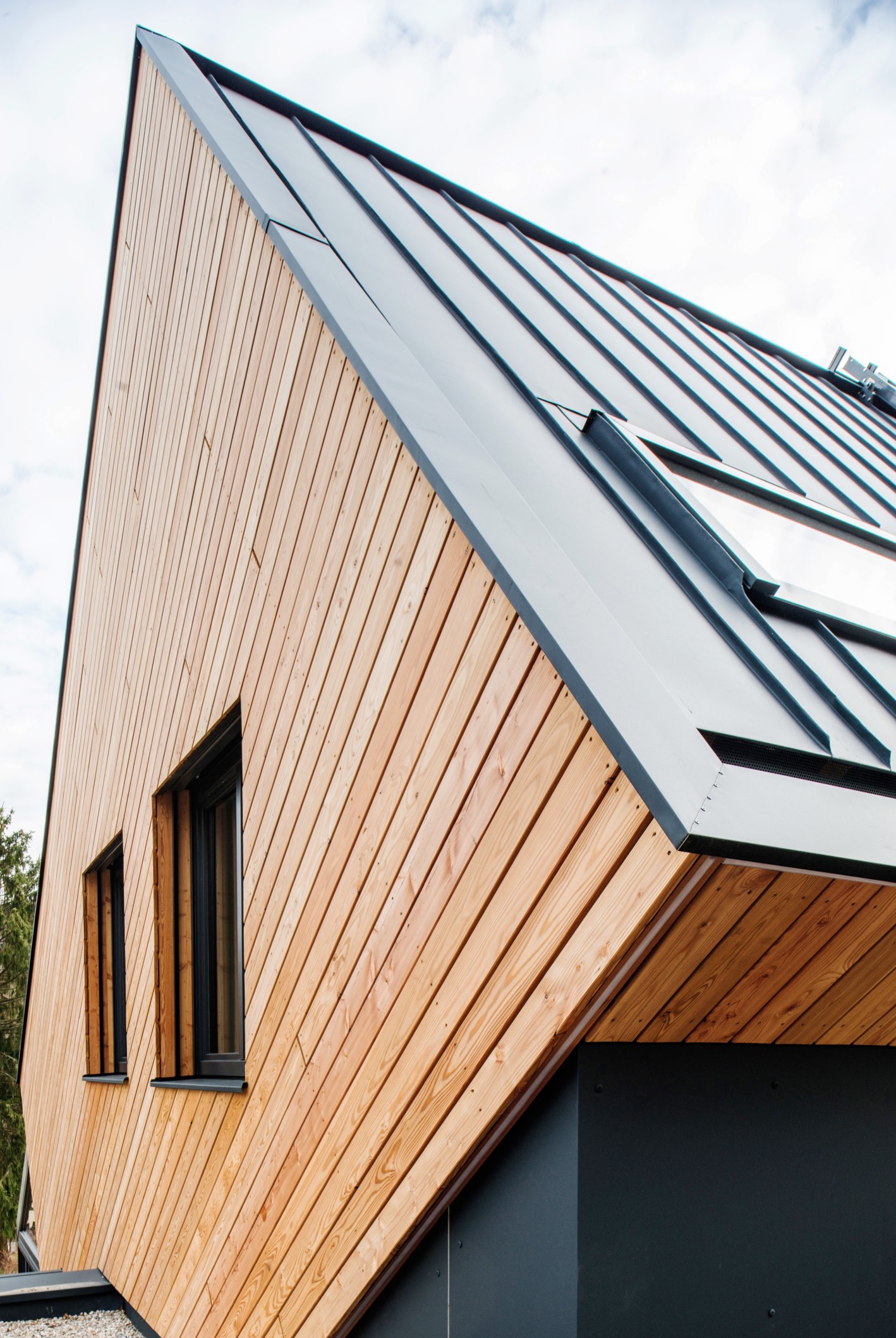 嵌入山体的太阳能光伏木屋-4