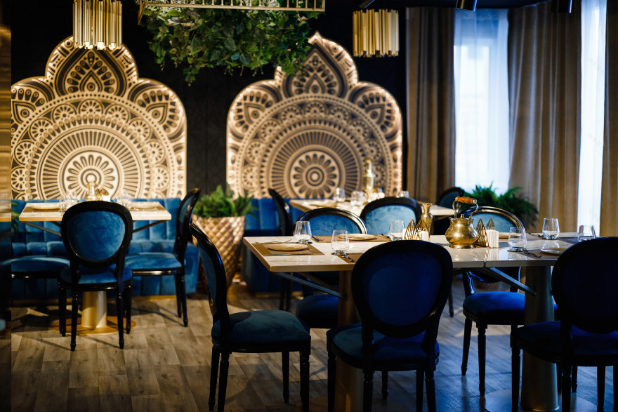 融合阿拉伯元素的现代餐厅设计-3