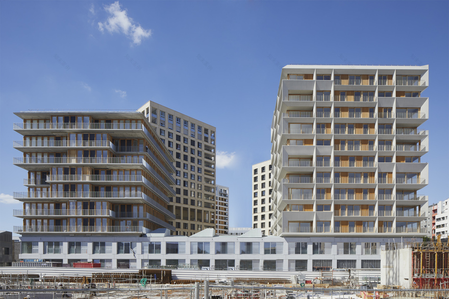 巴黎统一和谐低层区与高度多样高层区的住宅设计丨法国巴黎-9