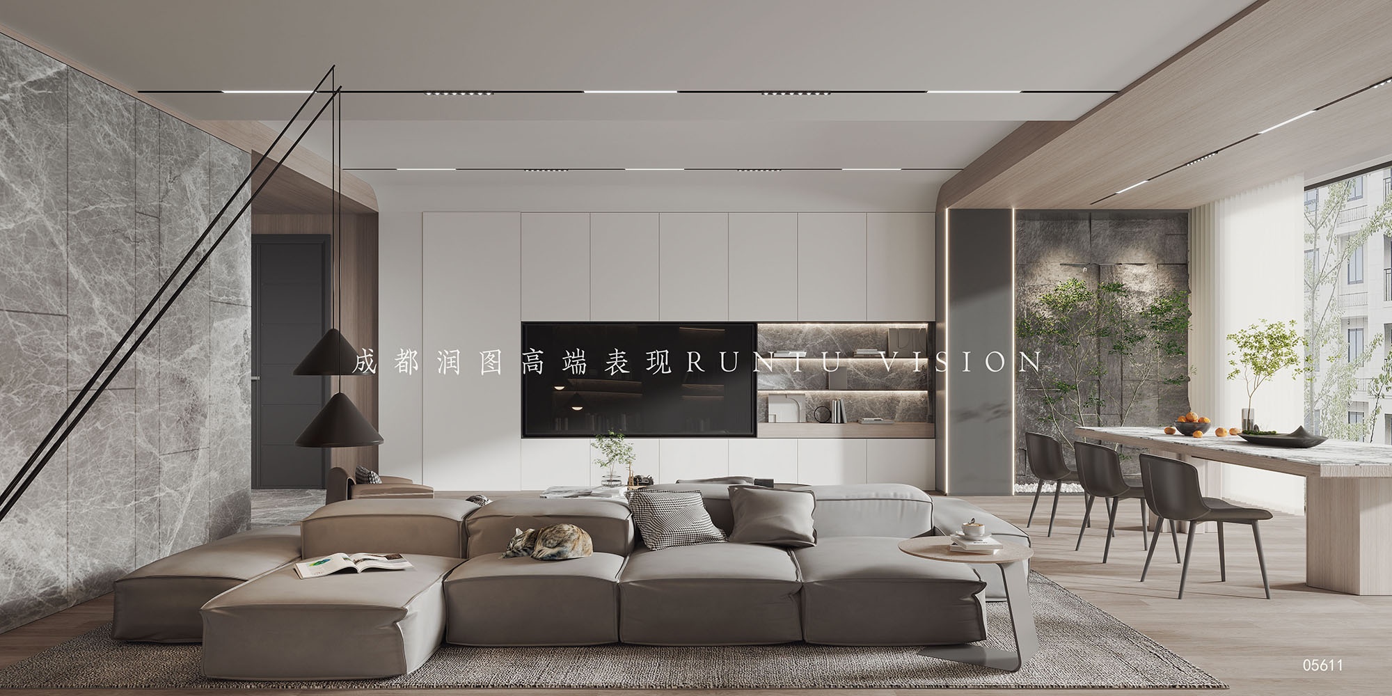 金色稻田家装设计丨中国成都丨润图设计-8