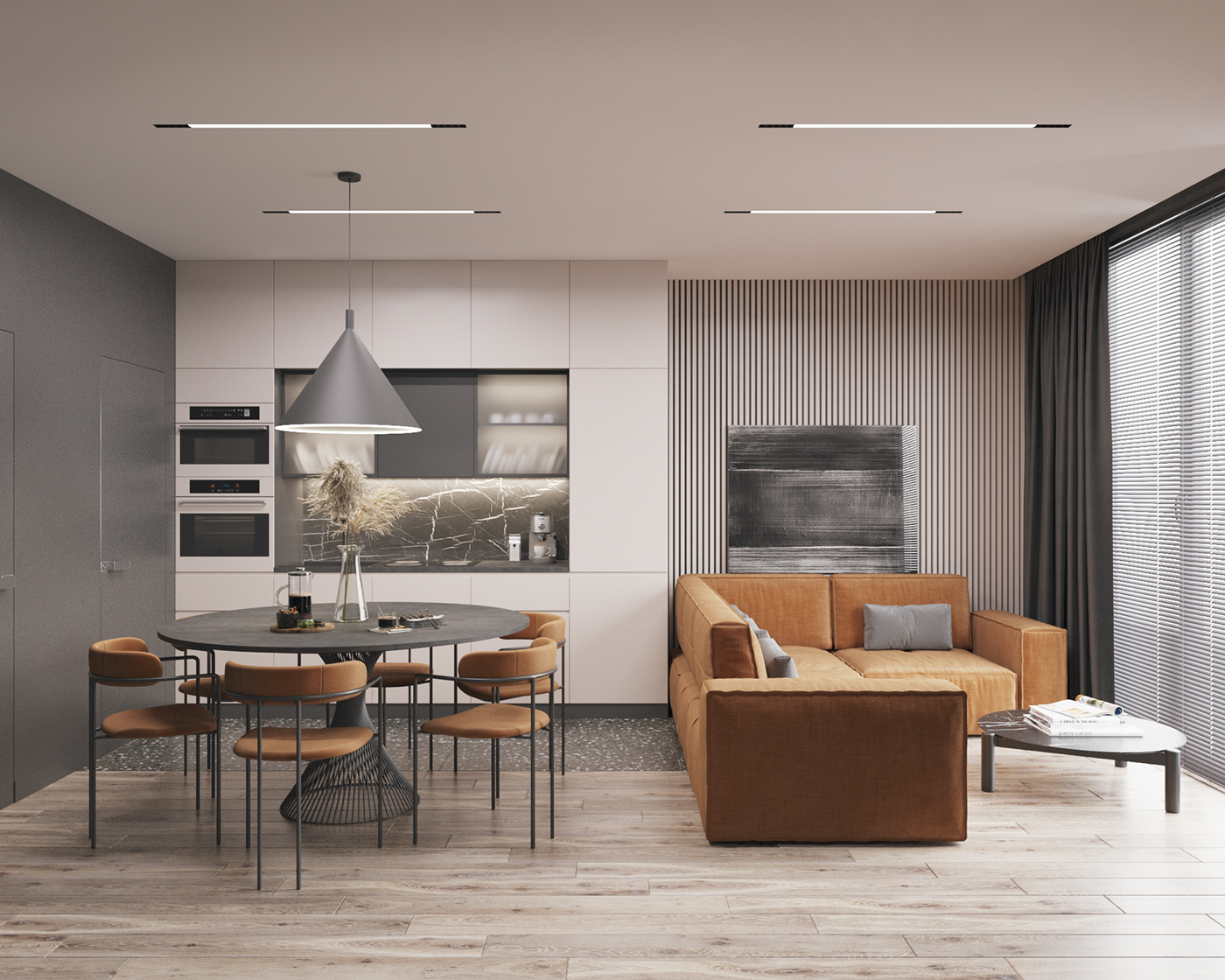 现代简约风 Townhouse Marmelad 设计丨ALINA SNIATYNSKA-1