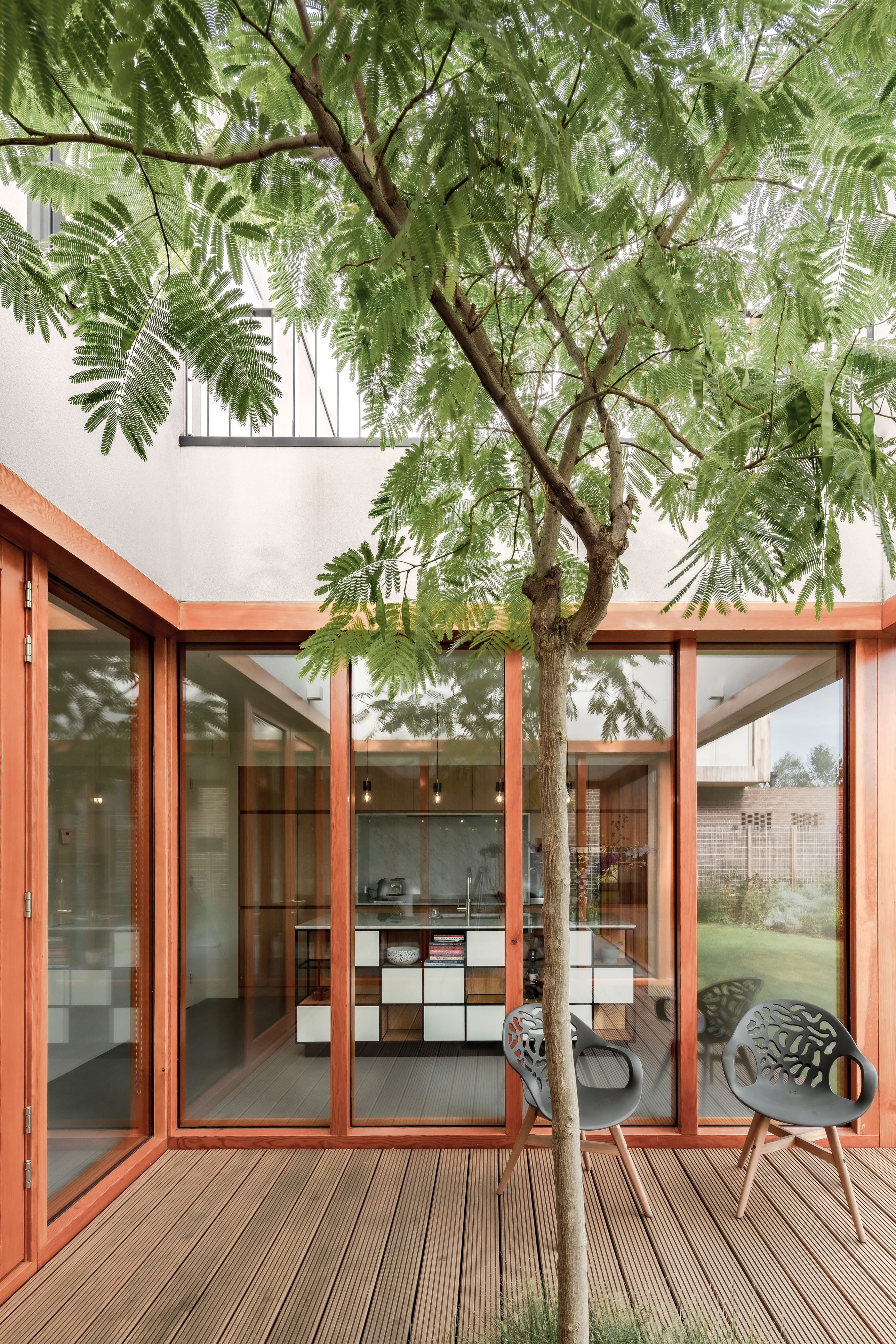 荷兰绿色邻里中的多彩庭院别墅丨荷兰鹿特丹丨studio AAAN-10