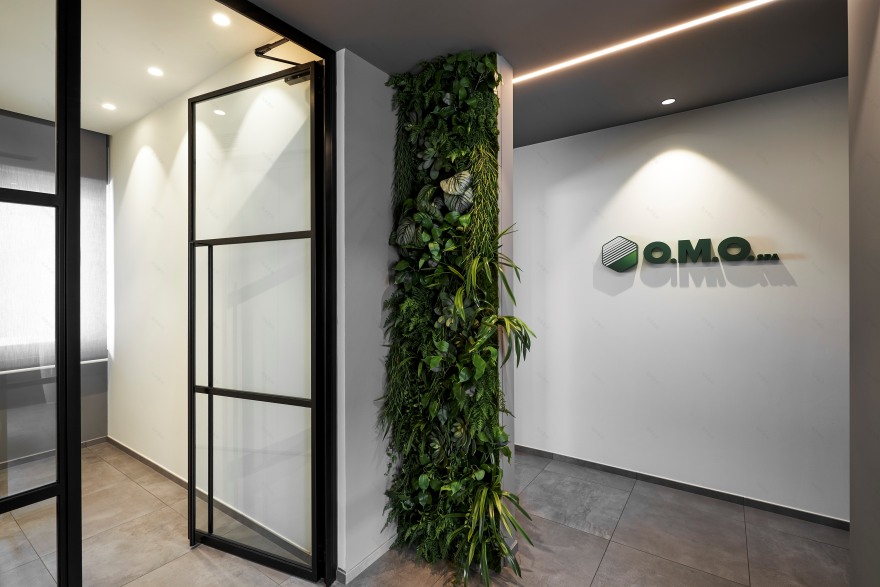 OMO 公司总部绿色与灰色融合的现代设计-8