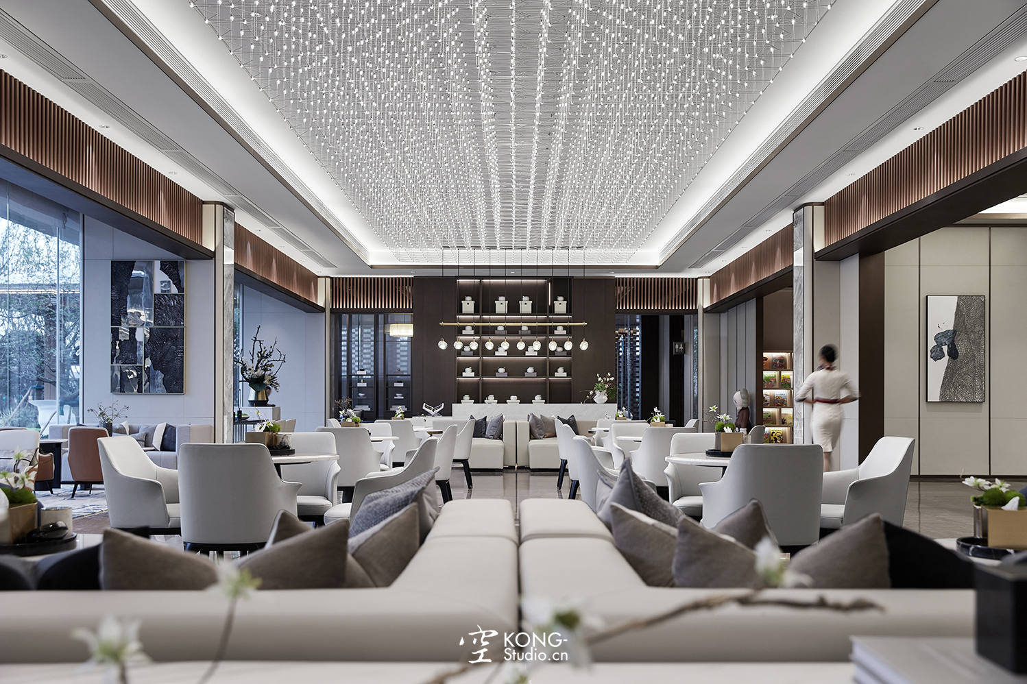 空与间建筑摄影：融创观溪樾销售中心-16