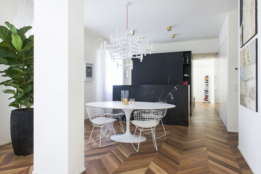 意大利历史中心 110 平米酒店式公寓设计-3