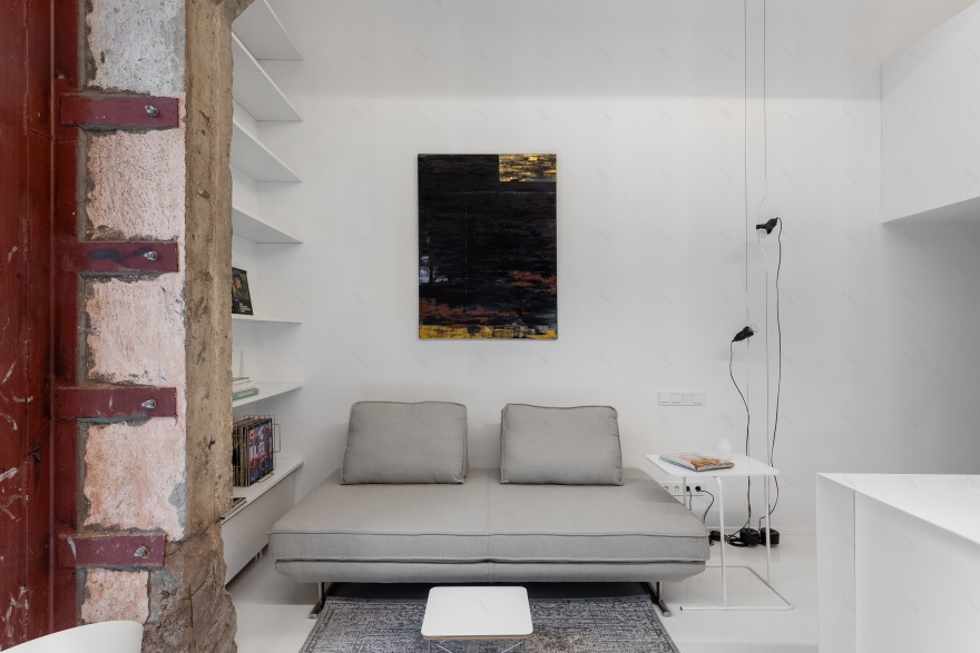 莫斯科 27㎡复古工业风公寓设计丨俄罗斯莫斯科丨Anton Lysko,Anastasia Zaytseva-17