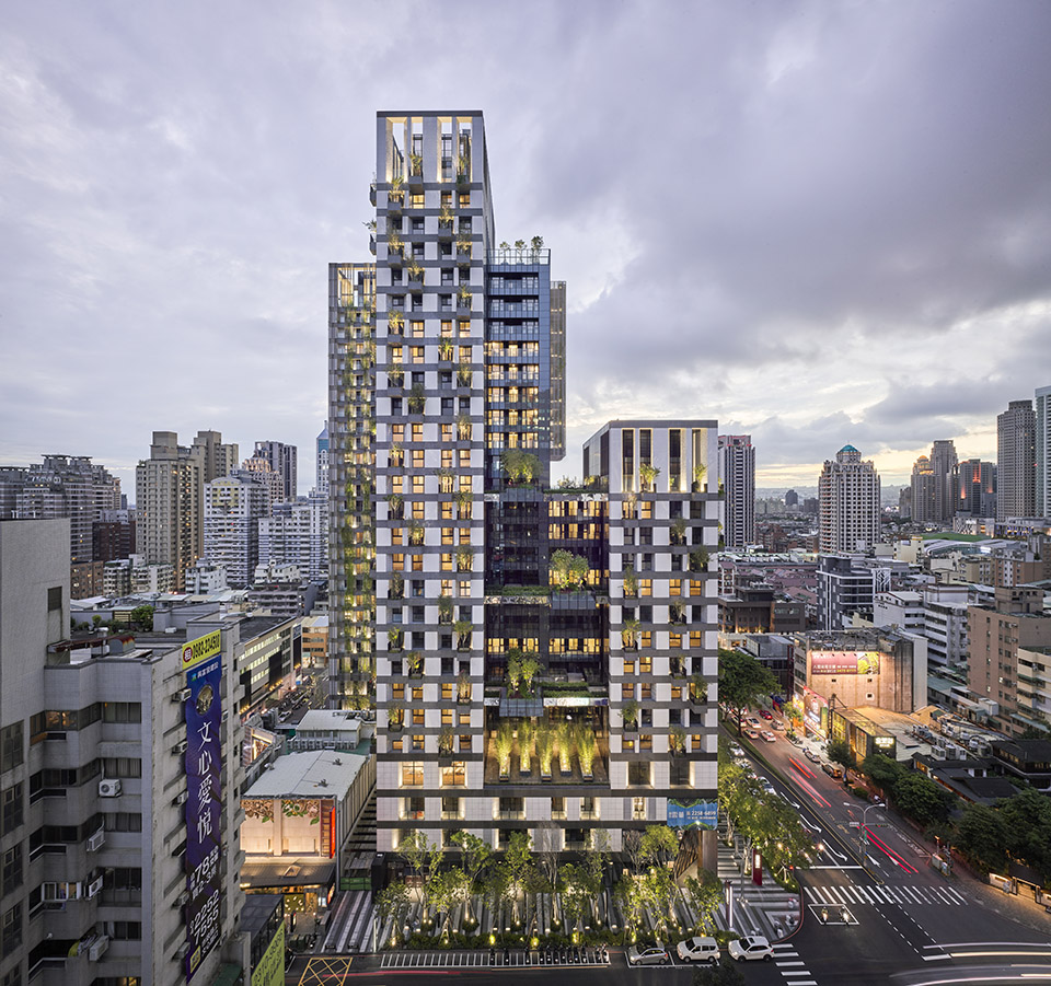 Sky Green住宅综合体，台中/城市中心的静谧花园-58