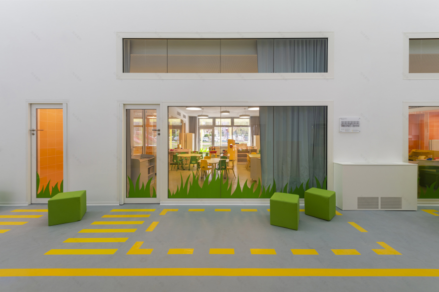 绿色童趣 · Vrbani II Kindergarten 幼儿园设计丨克罗地亚萨格勒布丨Marin Binički,Siniša Blaženka 等-17